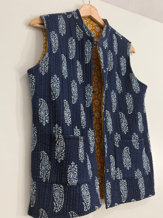 Chaleco acolchado reversible