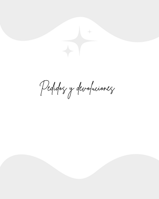Pedidos y devoluciones