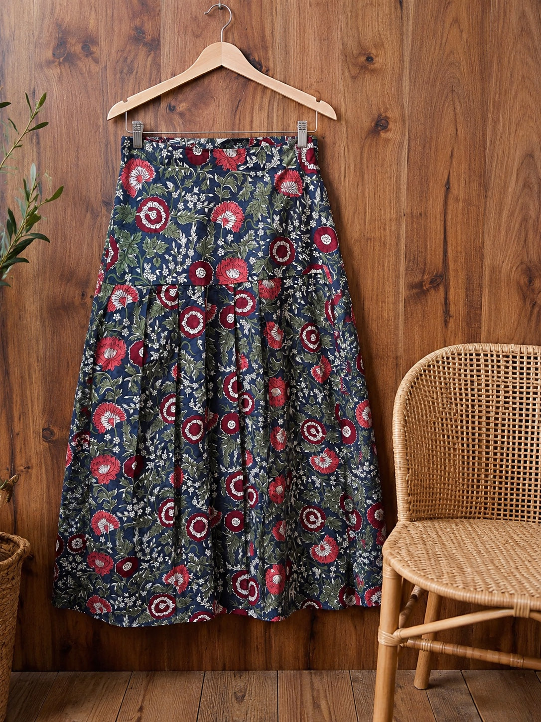 Falda floral