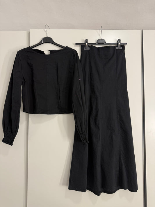 Conjunto negro vaquero