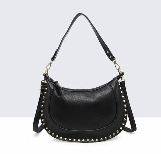 Bolso tachas negro