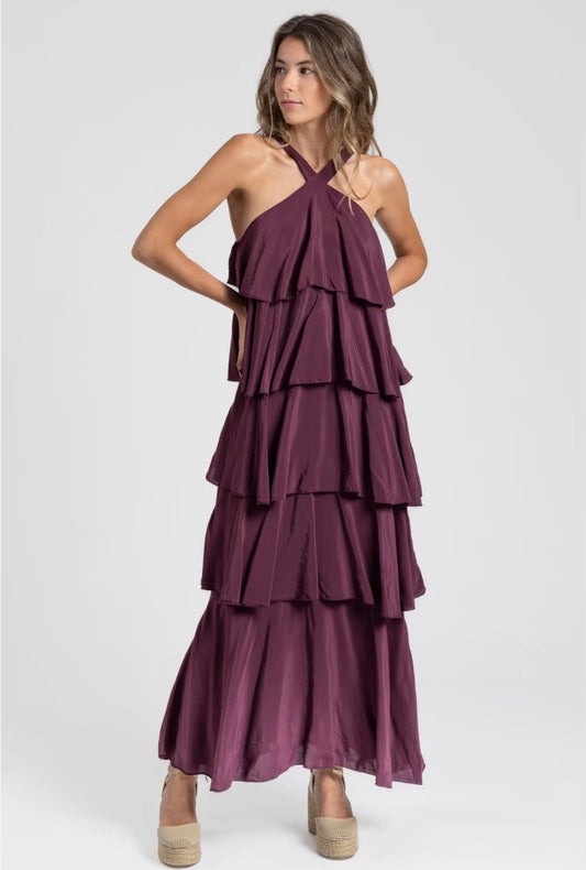 Vestido volantes