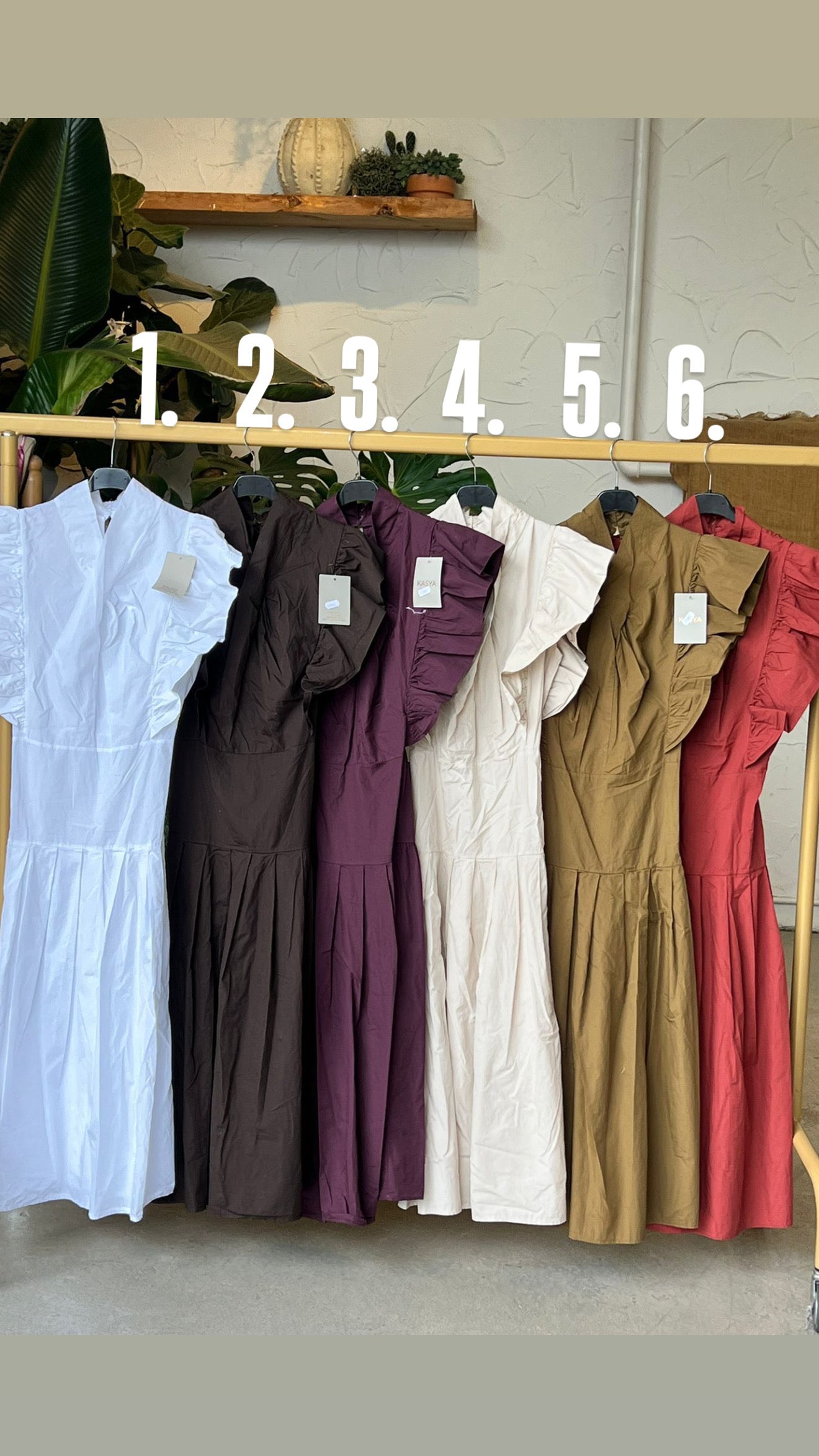 Vestido frunces